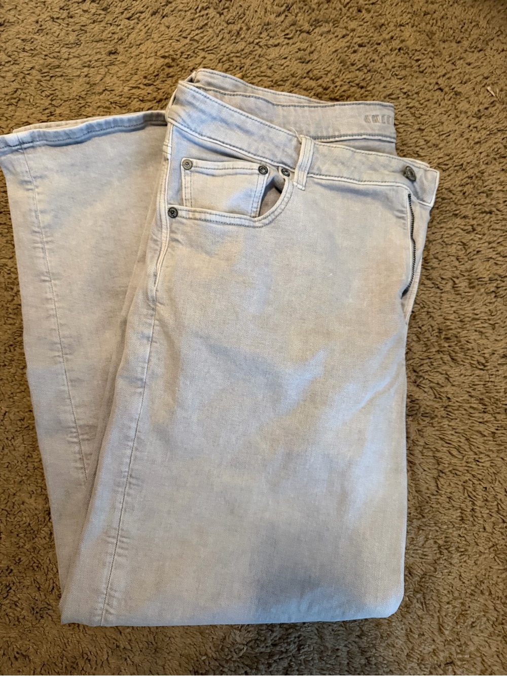 American Eagle Outfitters Light Grey Jeans